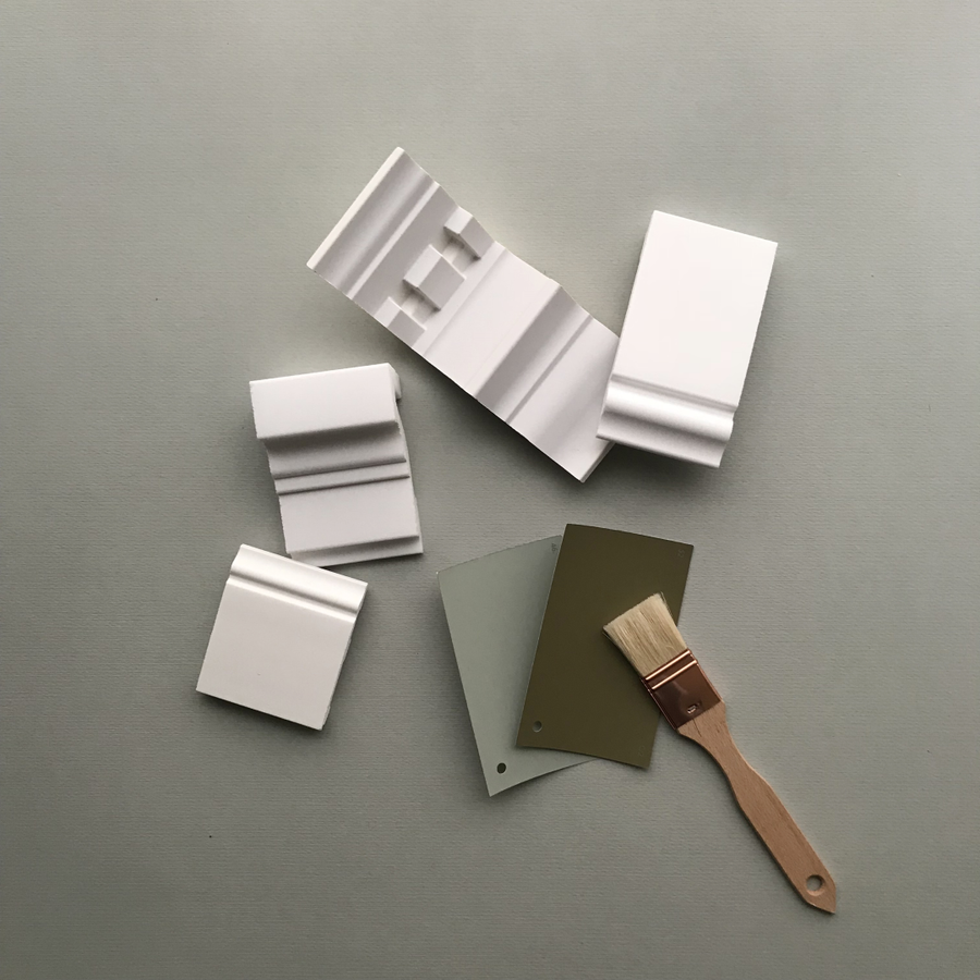 Mallipaloja sisustuslistoista Ceiling 6, Floor 1, Floor 2, Panel 6