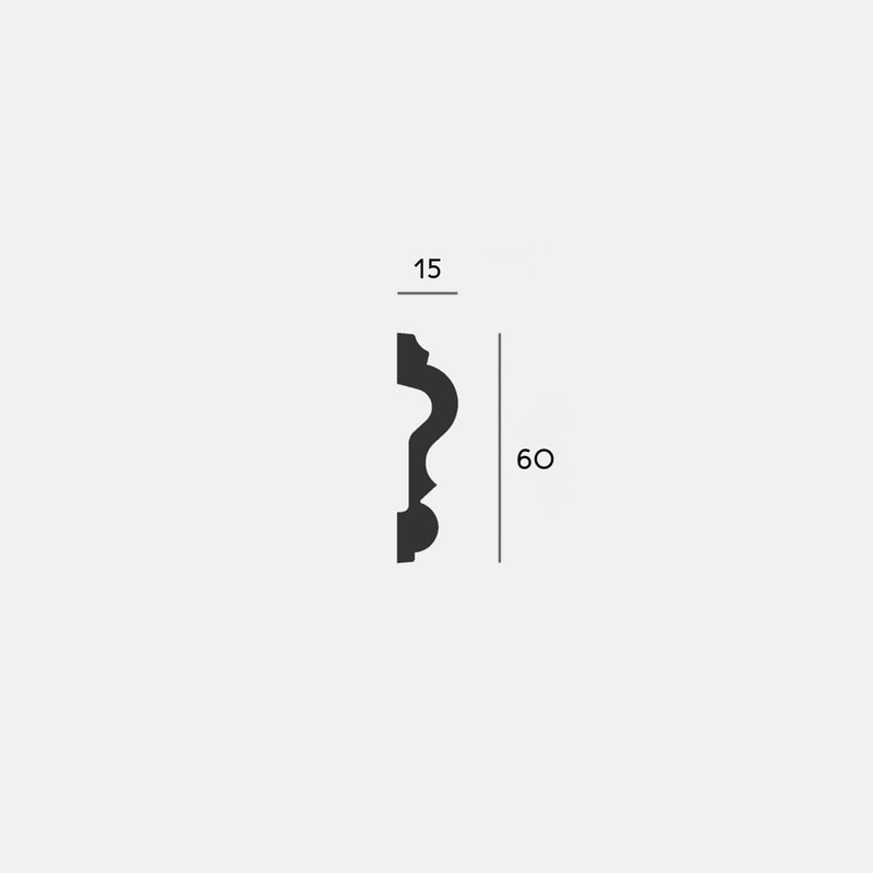Panel 4 | Medium-sized rounded decorative molding