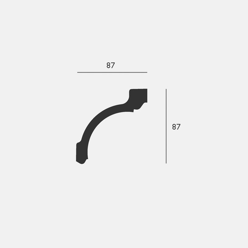 Ceiling 4 | Medium concave ceiling molding