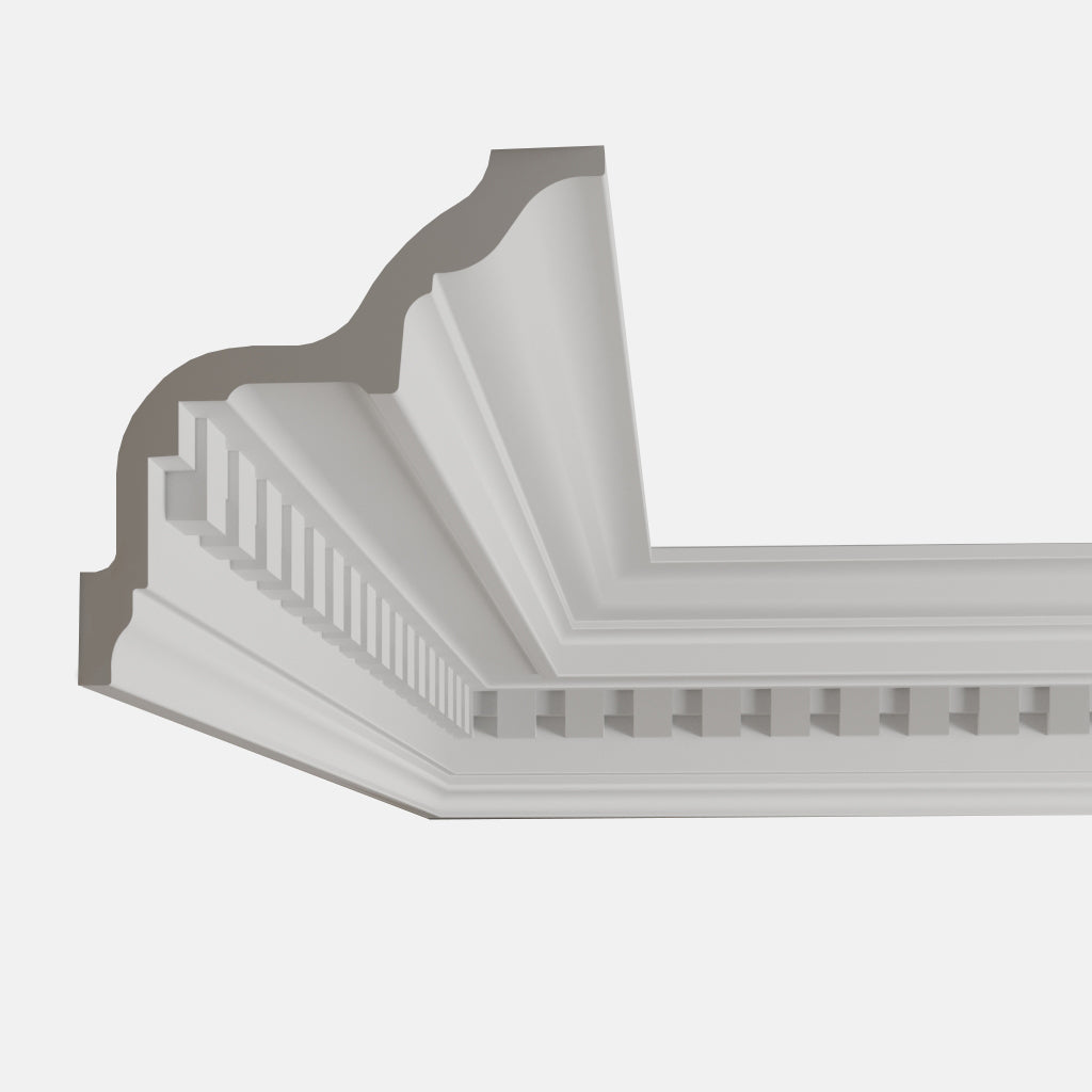 Medium-sized, classic cornice with details | Ceiling 6 | WallArk