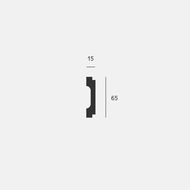 Panel 3 | Medium-sized modern decorative molding