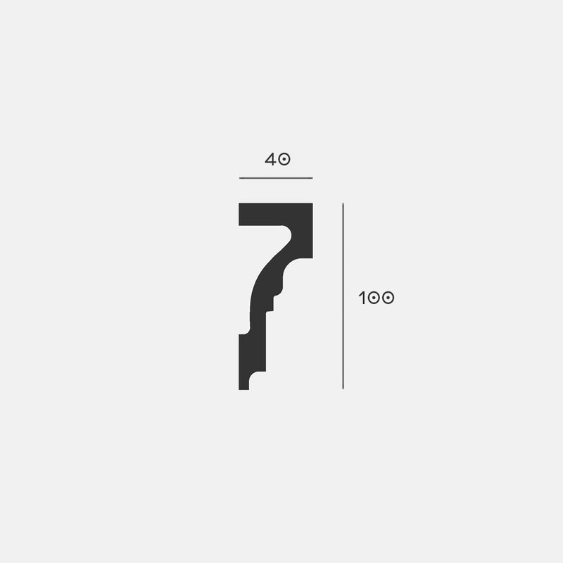 Panel 6 | Large decorative molding