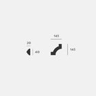 Panel 2C | The corner piece of the decorative list