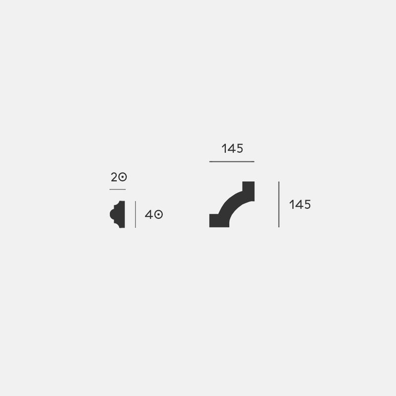 Panel 2C | The corner piece of the decorative list