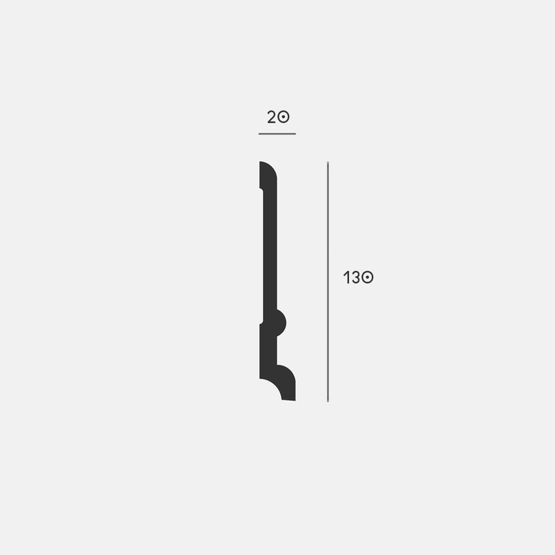 Floor 3 | Medium skirting board