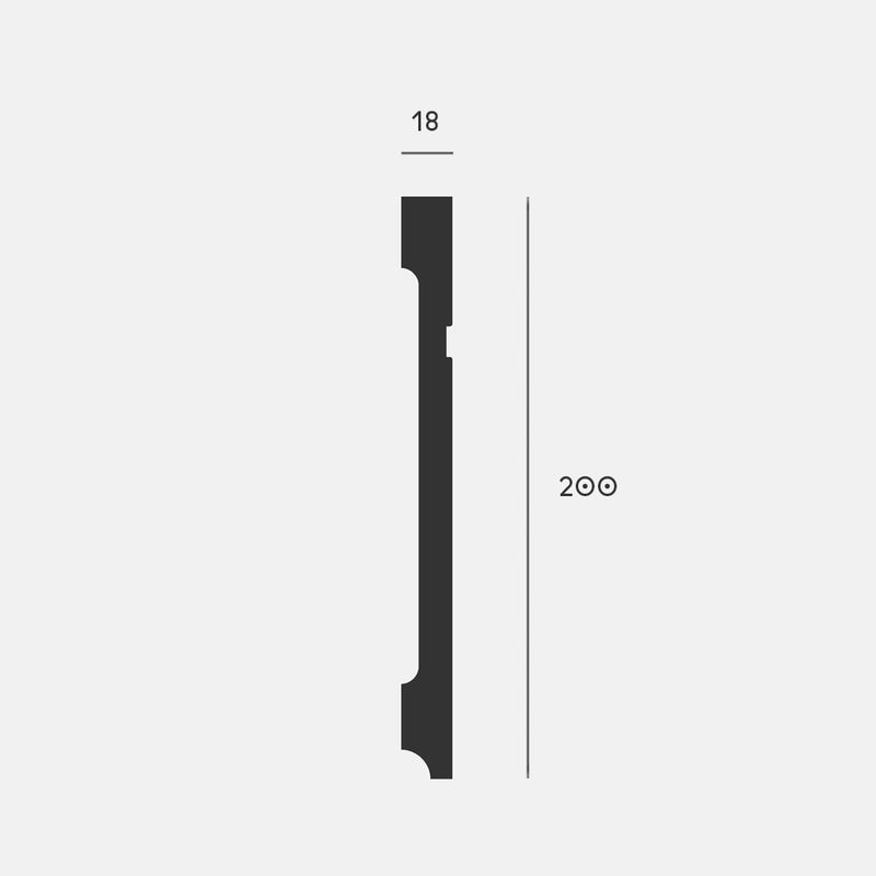 Floor 5 | High modern skirting board